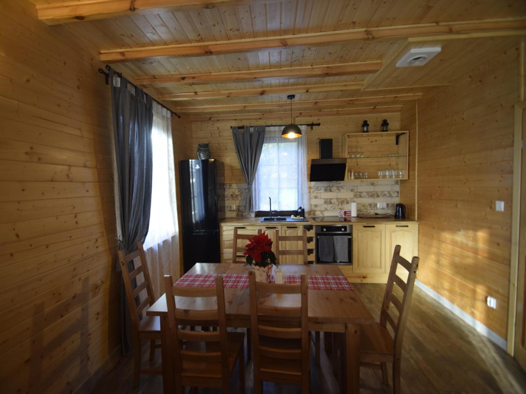 Wooden Holiday Home In Skrzynia With Terrace Osiek  Exteriör bild