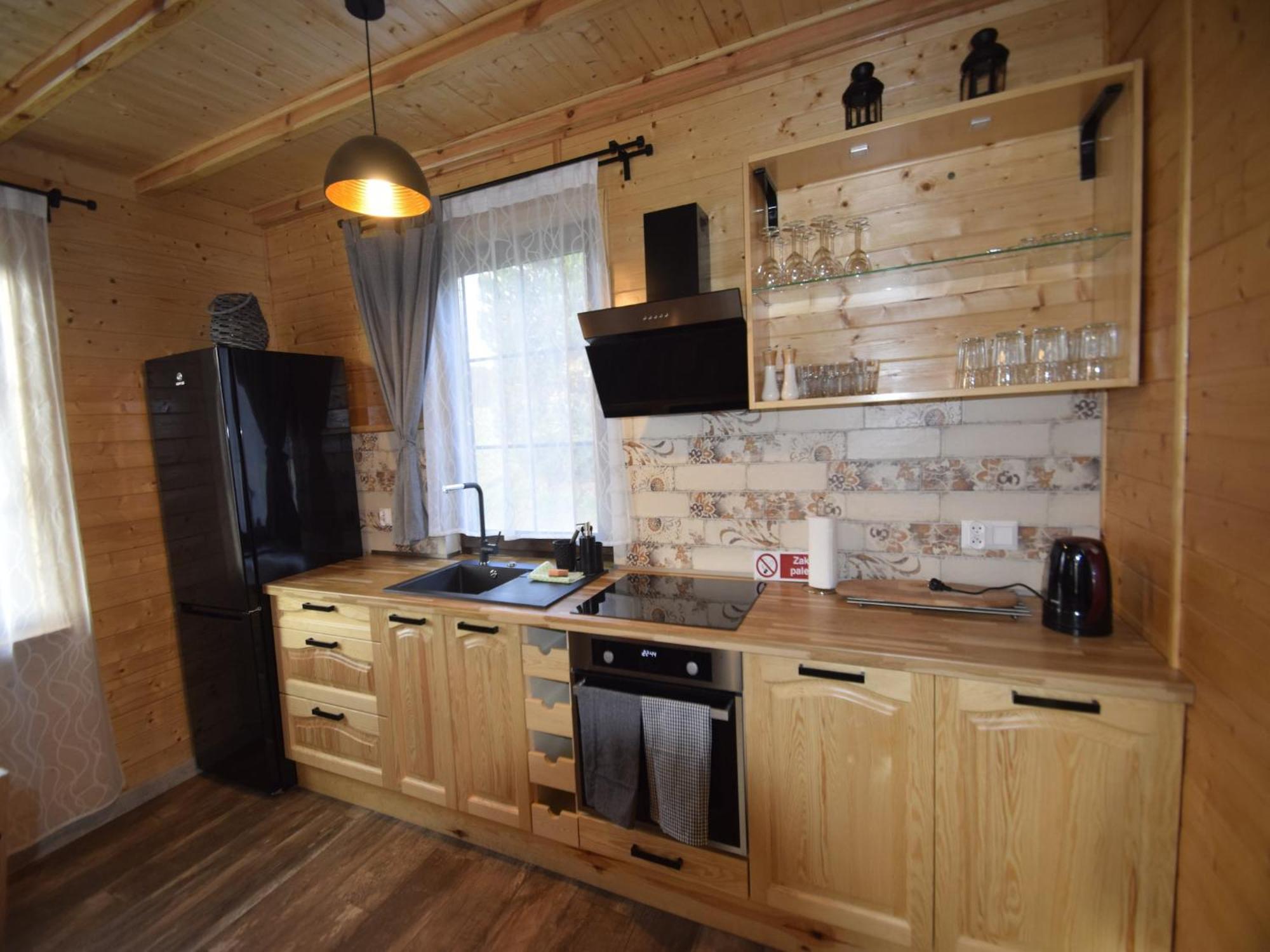 Wooden Holiday Home In Skrzynia With Terrace Osiek  Exteriör bild