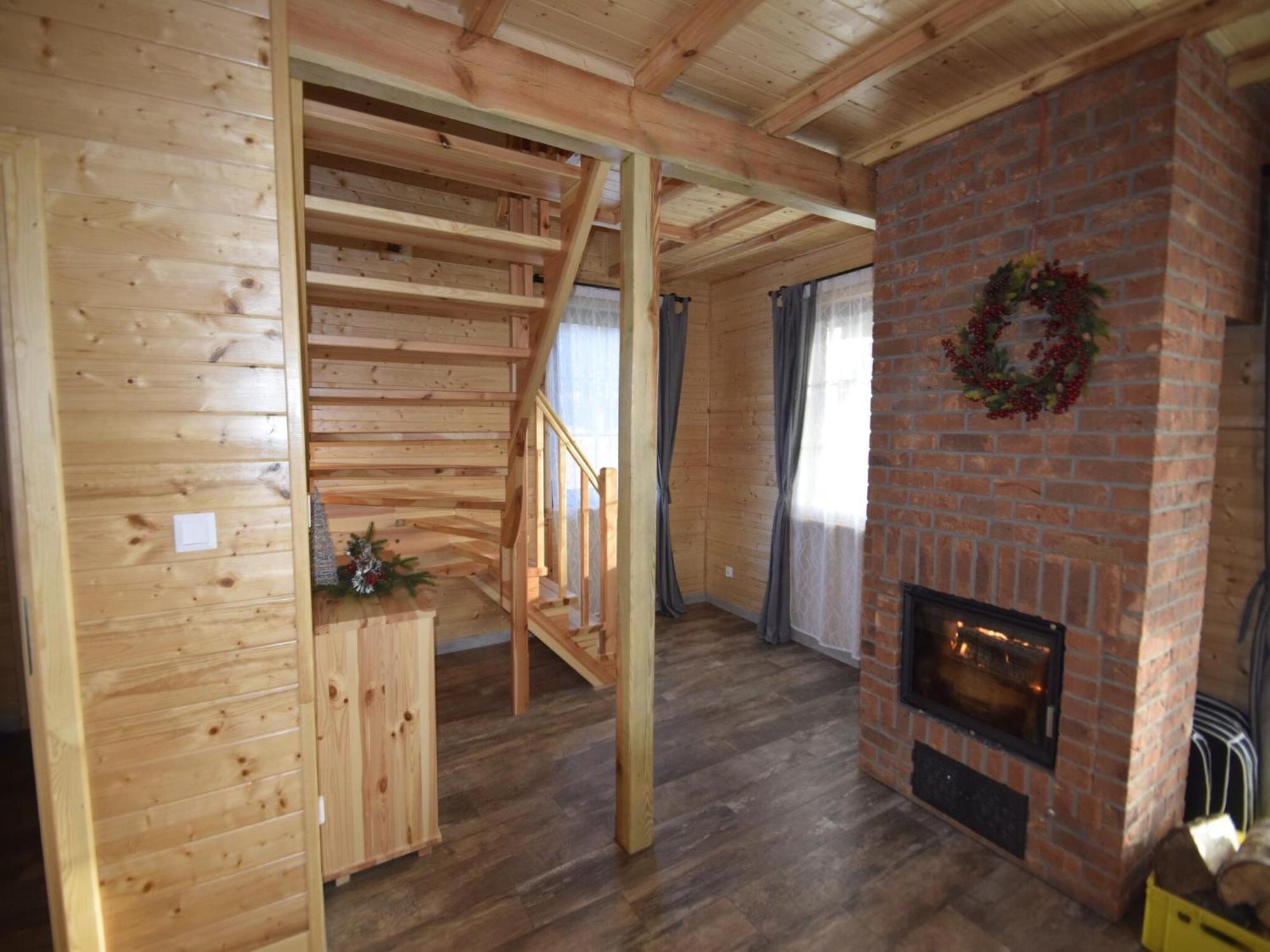 Wooden Holiday Home In Skrzynia With Terrace Osiek  Exteriör bild