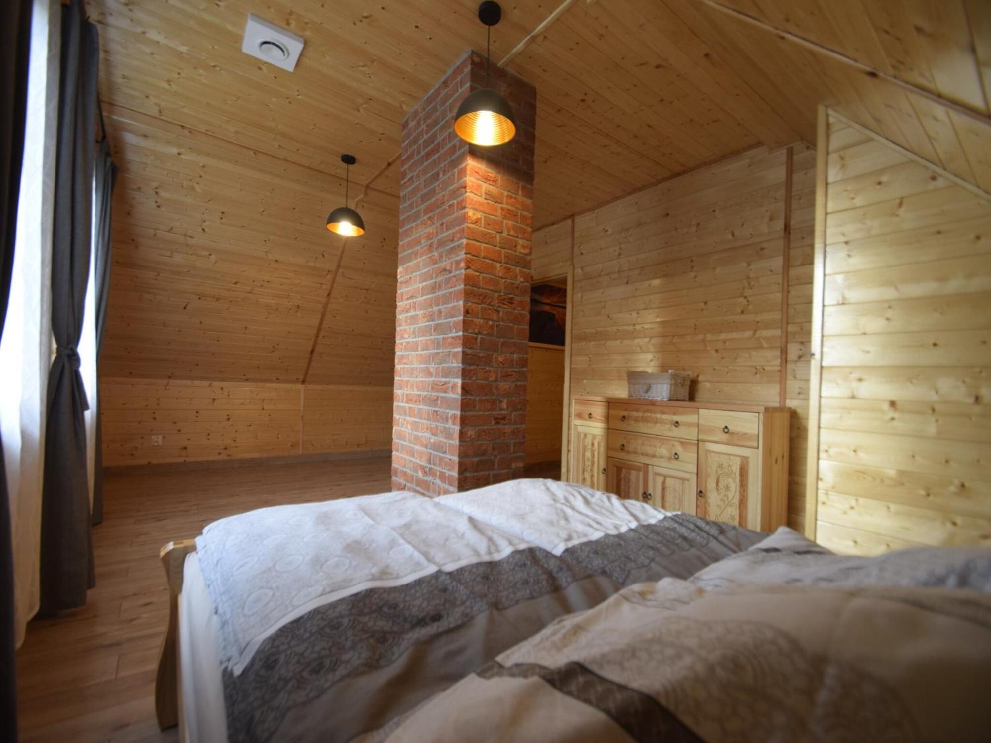 Wooden Holiday Home In Skrzynia With Terrace Osiek  Exteriör bild