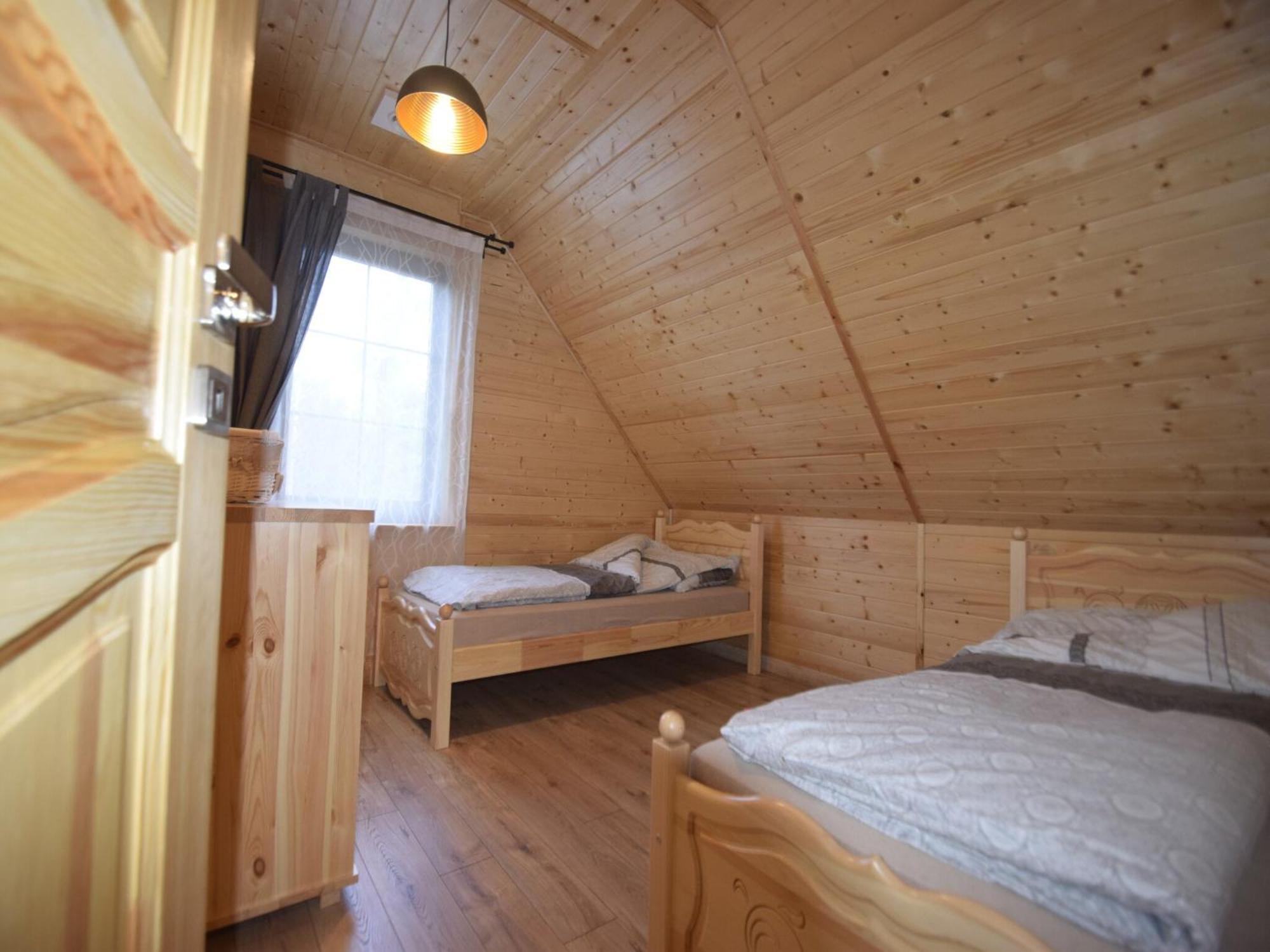 Wooden Holiday Home In Skrzynia With Terrace Osiek  Exteriör bild