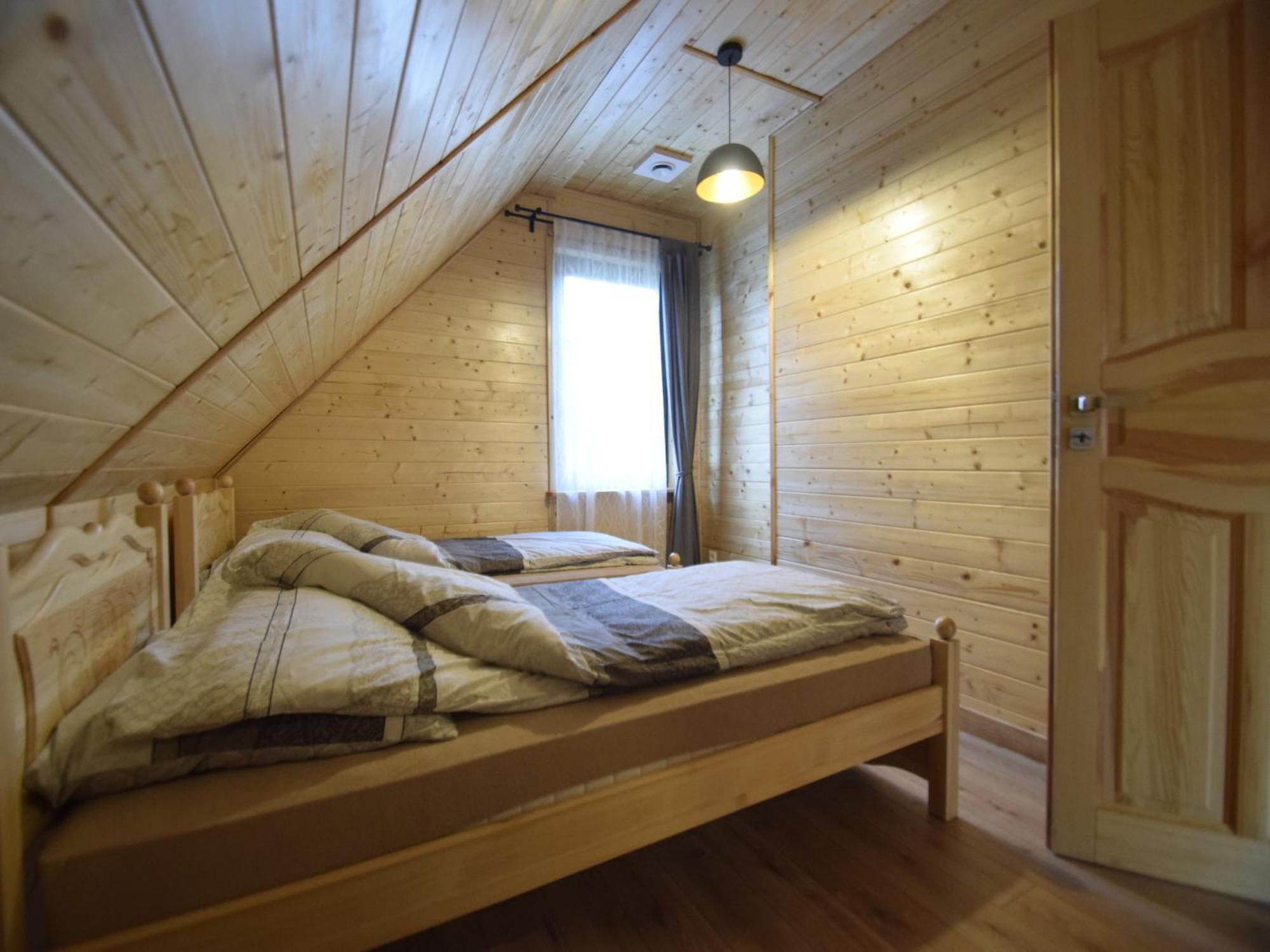 Wooden Holiday Home In Skrzynia With Terrace Osiek  Exteriör bild
