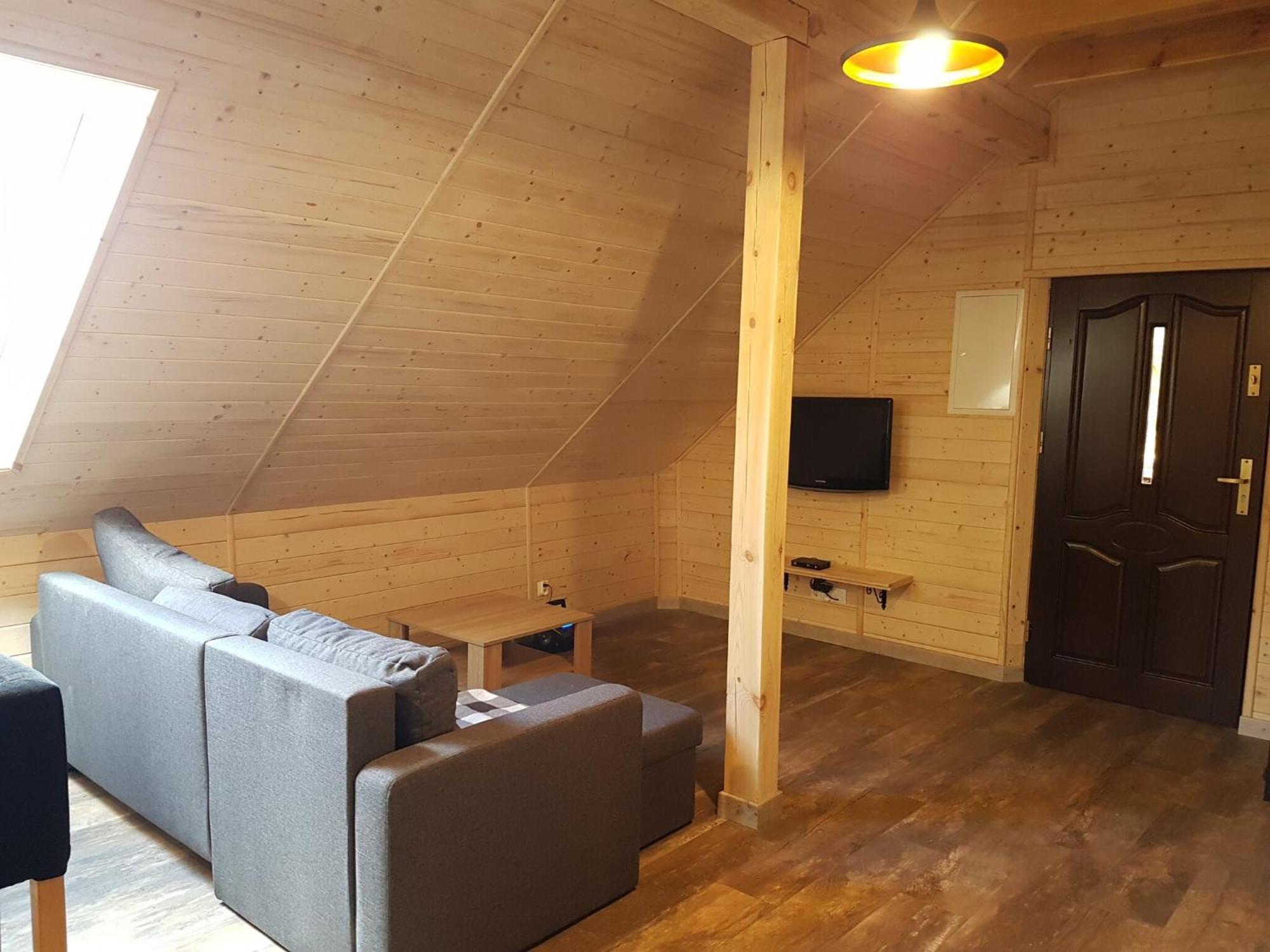 Wooden Holiday Home In Skrzynia With Terrace Osiek  Exteriör bild