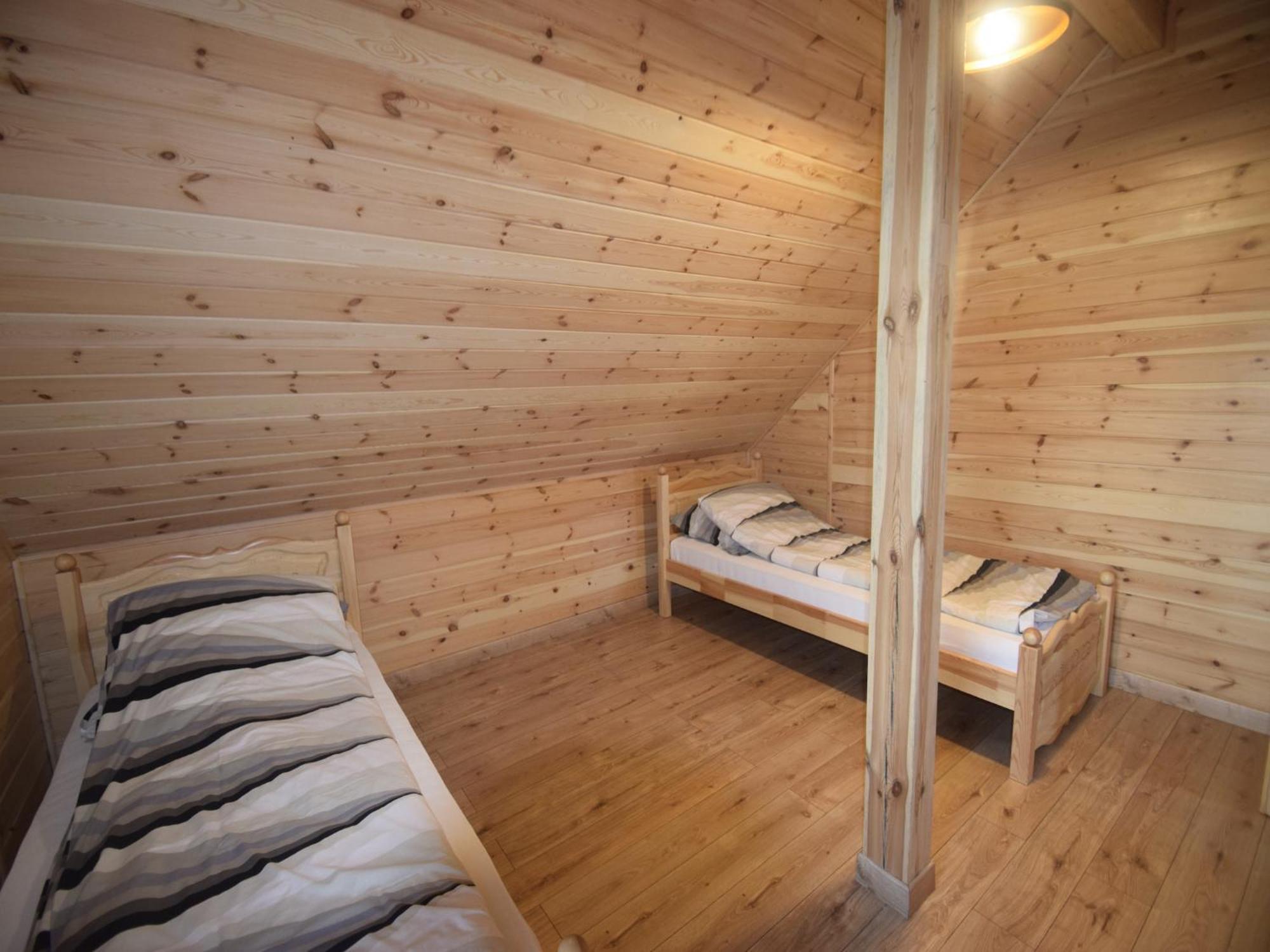 Wooden Holiday Home In Skrzynia With Terrace Osiek  Exteriör bild